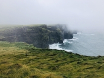 Cliffs of Moher on west coast of Ireland x OC