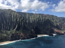Cliffs of Na Pali Coast Kauai HI 