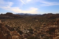 Climbed a big rock at Joshua Tree California This was the view 