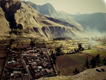 Climbed a mountain Took a picture Sacred Valley Peru 