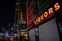 Closed Liquor Store - NYC