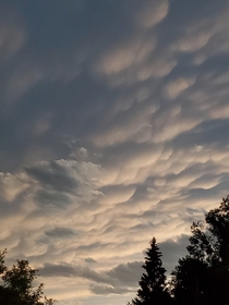 Clouds in North Dakota tonight
