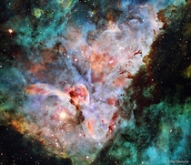 Clouds of the Carina Nebula by John Ebersole