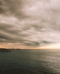 Clouds over Bondi Beach Sydney