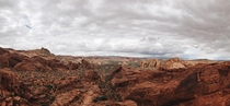 Cloudy day at Valley of Fire NV 