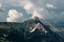 Cloudy day in Raggal Vorarlberg Austria 