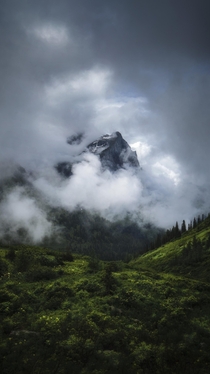 Cloudy Morning Glacier National Park MT OC x