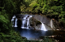 Coal Creek Falls in Greymouth on the Westcoast of the South Island of New Zealand