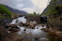 Coe River Waterfall Scotland 
