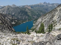 Colchuck Lake WA from the top of Aasgard Pass 