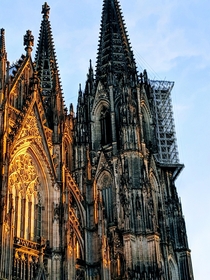 Cologne cathedral As viewed from the railway tracks 