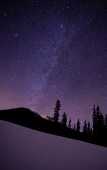 Colorado night sky  x