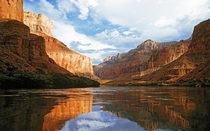 Colorado River on the Grand Canyon National Park by Larry Miller 