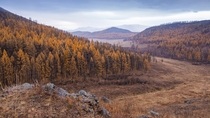 Colors of Autumn in Mongolias Khan Khetii National Park  By Stefan Cruysberghs 