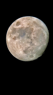 Colourised image of the moon reflecting the ore deposits