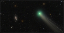 Comet Lovejoy Before Galaxy M 