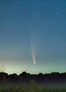 Comet NEOWISE C F as seen near Dallas TX 