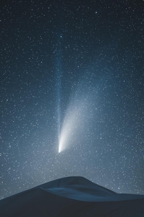 Comet Neowise over Great Sand Dunes NP CO  OC
