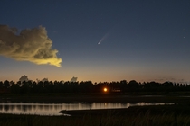 Comet Neowise seen from Belgium
