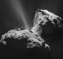 Comet P Churyumov-Gerasimenko made history as the first comet to be orbited and landed upon by robots from Earth