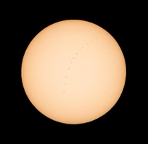 Composite of Mercury transit from  