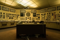 Control Room in an Abandoned Nuclear Power Plant 