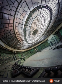 Control room of an abandoned power plant in Hungary