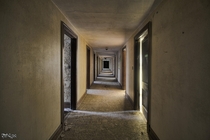 Corridor Inside the Abandoned St Pauls Abbey 