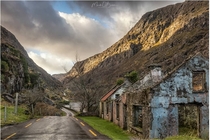 Cottages at the Gap of Dunloe Ireland 