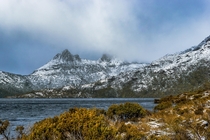 Cradle Mountain Tasmania at the height of winter  X  OC