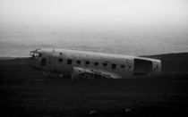 Crashed DC Vik Iceland 