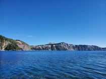 Crater Lake  Oregon from the other side OC  x 