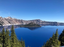 Crater Lake Oregon today OC x