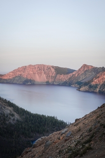 Crater Lakes last light 
