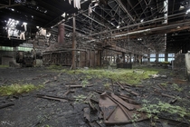 Crazily Decayed Abandoned Steel Mill in Western New York  OC