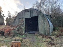 Creepy abandoned shelter in Yorkshire England