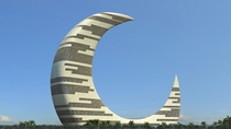 Crescent Moon Tower Zaabeel Park Dubai 