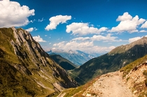 Croix de Fer and the Trient valley Valais Switzerland 
