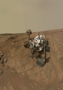 Curiosity Rovers Self Portrait at John Klein Drilling Site - Full Resolution 