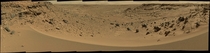 Curiositys latest image taken January  shows Dingo Gap The dune in the foreground is around ft high 