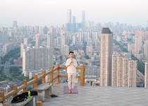Dalian China Yoga Skyline