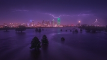 Dallas getting hit with a storm 