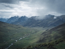 Dark and Cloudy Views in the Peruvian Andes Or middle earth you decide x OC