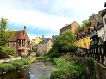 Dean Village Edinburgh Scotland - pic taken June  A little medieval fairytale village hiding in the city