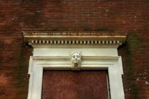 Death Mask of Eliza Clemens Embedded in an Abandoned Mansion St Louis MO   opacityus
