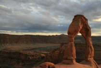 Delicate Arch at sundown Moab Utah 