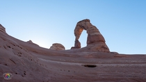 Delicate Arch at sunrise Arches National Park 