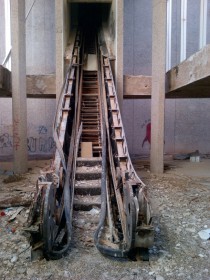 Derelict Escalator in an Abandoned Mall 