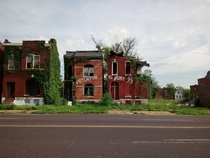Derelict homed in the Jeff-Vander-Lou neighborhood North St Louis