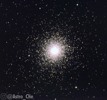 Despite the fact that my telescope wasnt designed for deepspace Astrophotography I used it to photograph a cluster of  stars